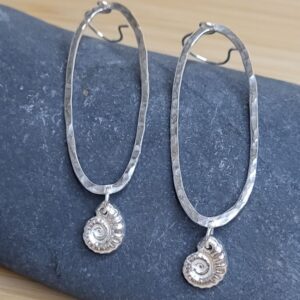 ammonite earrings